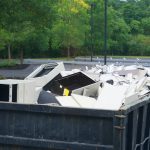 close up on waste in dump cont 150x150 - Demystifying Dumpster Rental Sizes